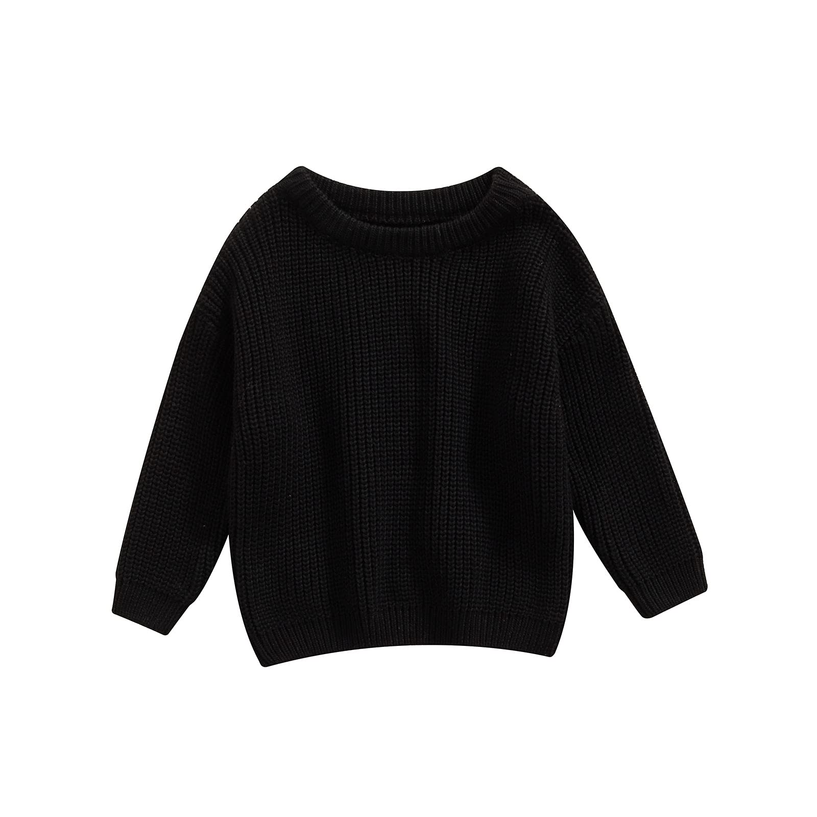 Baby Oversized Knitted Jumper Girls Boys Winter Ribbed Knit Sweater Chunky Pullover Long Sleeve Knitwear Top Soft Unisex Toddler Baby Clothes Autumn Outwear — view 21