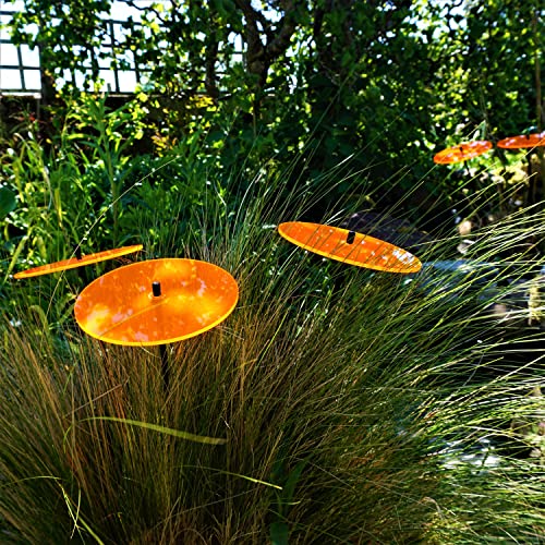 Set of 5 Sun Discs, Sun Catcher Garden Decor Large Glowing Ornamental Garden Stakes 75cm - Image 4