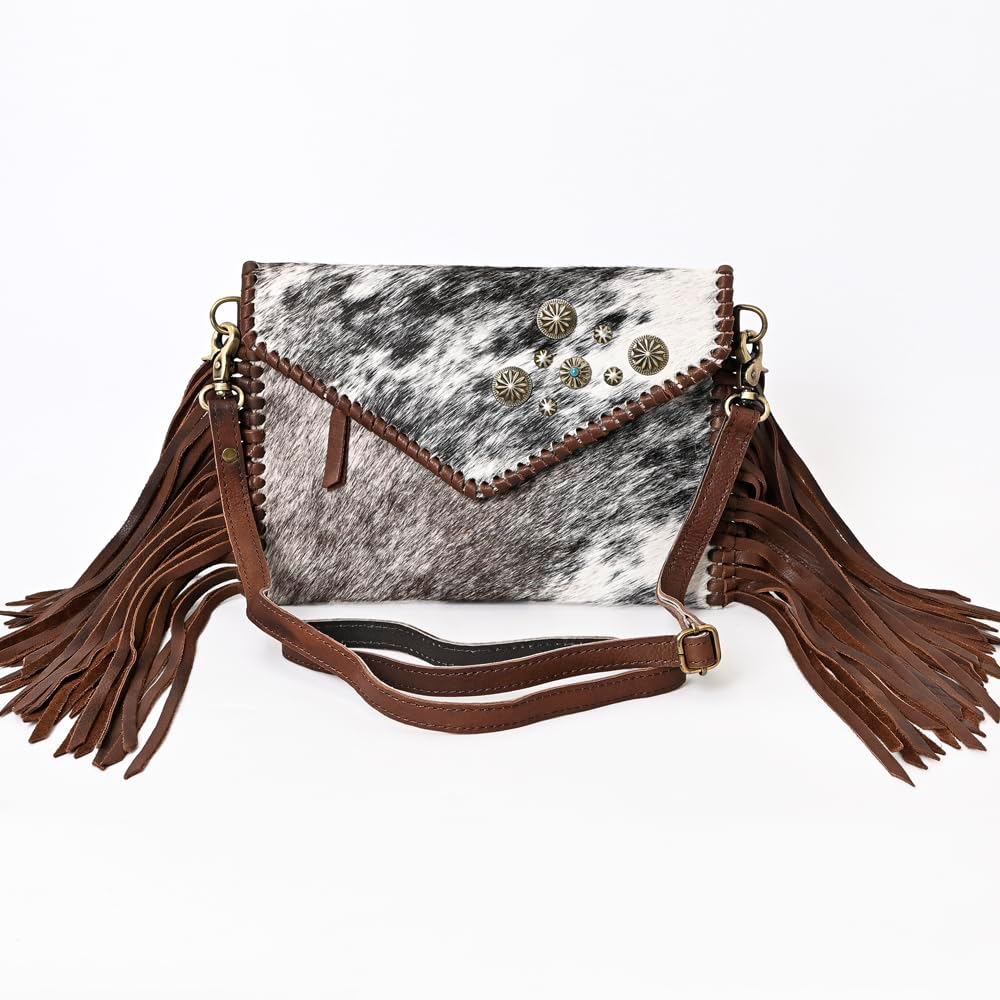 American Darling Envelope Hair on Genuine Leather Western Women Bag Handbag Purse | for Cute