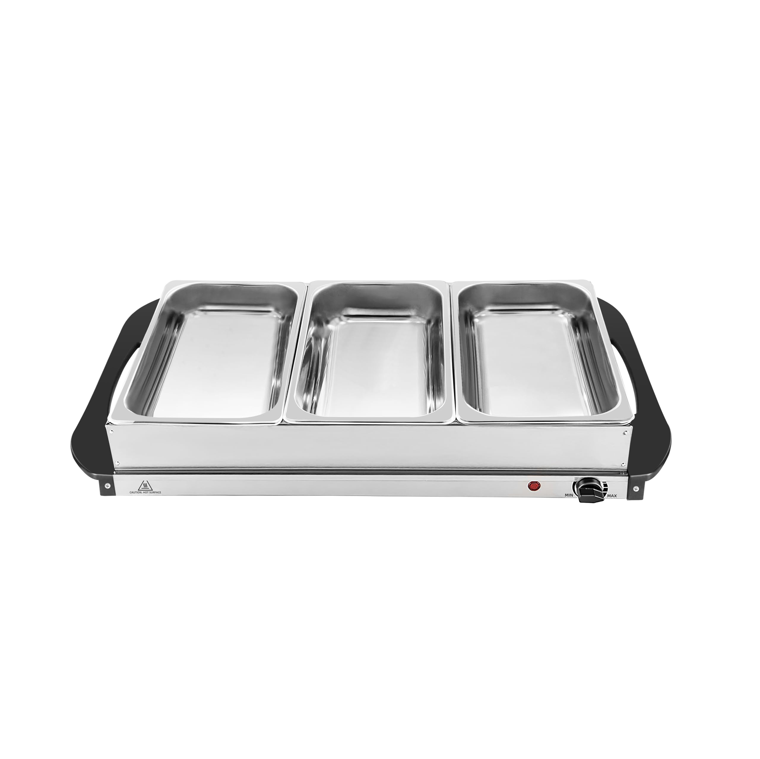 Stay Hot SH 4.1 Chauffe-Buffet 2 en 1 XXL et Plaque chauffante 200 W, Solution idéale pour Les buffets, Les fêtes et Les dîners de Famille, capacité de 7,5 l