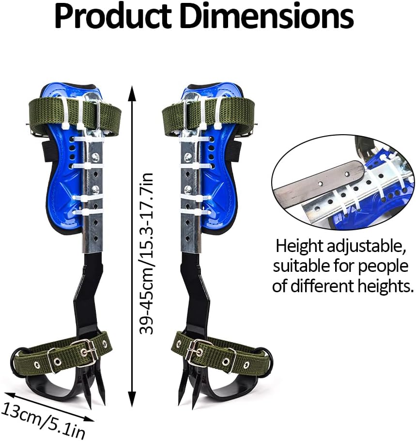 Tree Climbing Spikes,Tree Climbing Gear for Tree Climbing Outdoor Climbing,Tree Work, Hunting of Tree Climbing Kit
