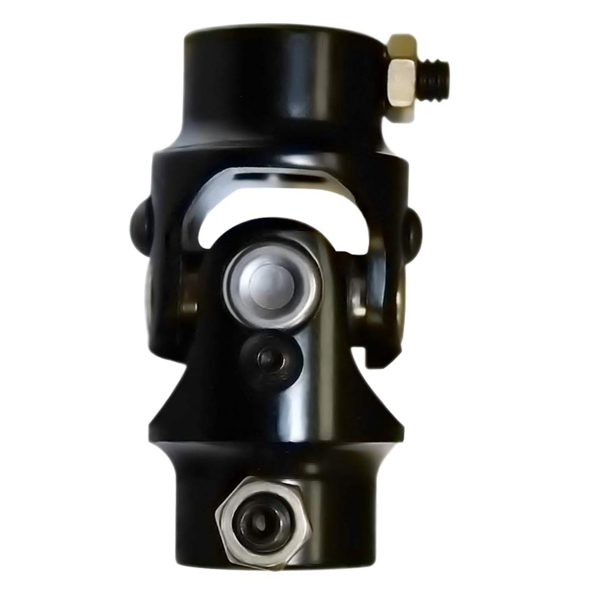 Cciyu Black Steering U-Joint 11/16-36 Spline X 3/4 DD | 83mm Universal Steering Joint Shaft, Needle Bearing - View #3
