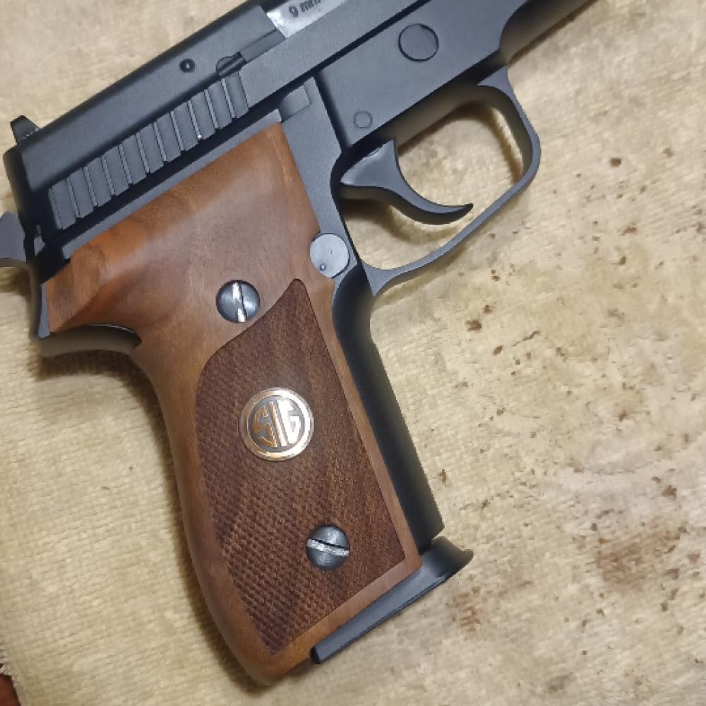 Salvatore Walnut Wood Handle Pistol Grips for Sig Sauer P229 Professional Grade Accessory