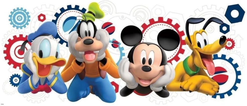 Defonia Mouse Clubhouse Giant Wall Decal Room Decor Stickers Goofy Pluto