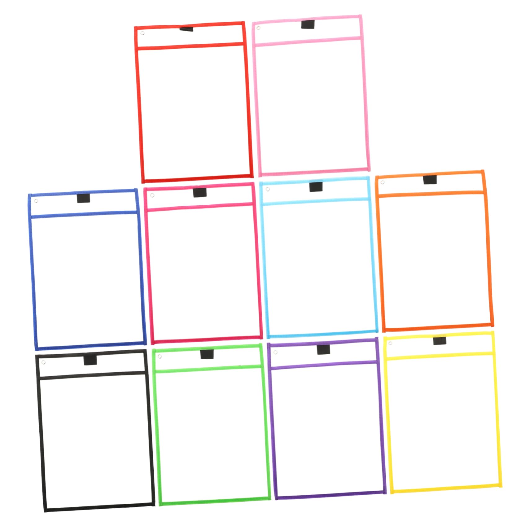 Festa Scuola Decor Cartelline Portadocumenti Pvc 10pezzi File Pocket