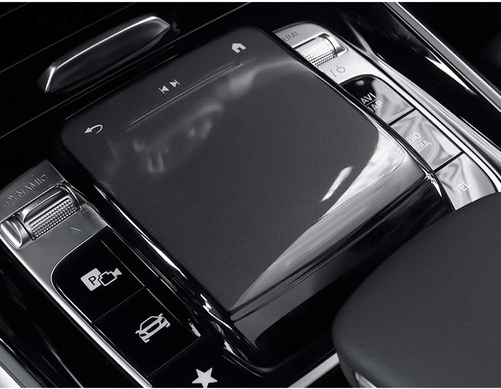 SHIFENG Soft TPU Car Center Console Mouse Protect Cover for Mercedes-Benz A W177 B W247 GLB 250 X247 CLA 35 AMG W118 GLE W167 GLS X167 2020 2021(Black)