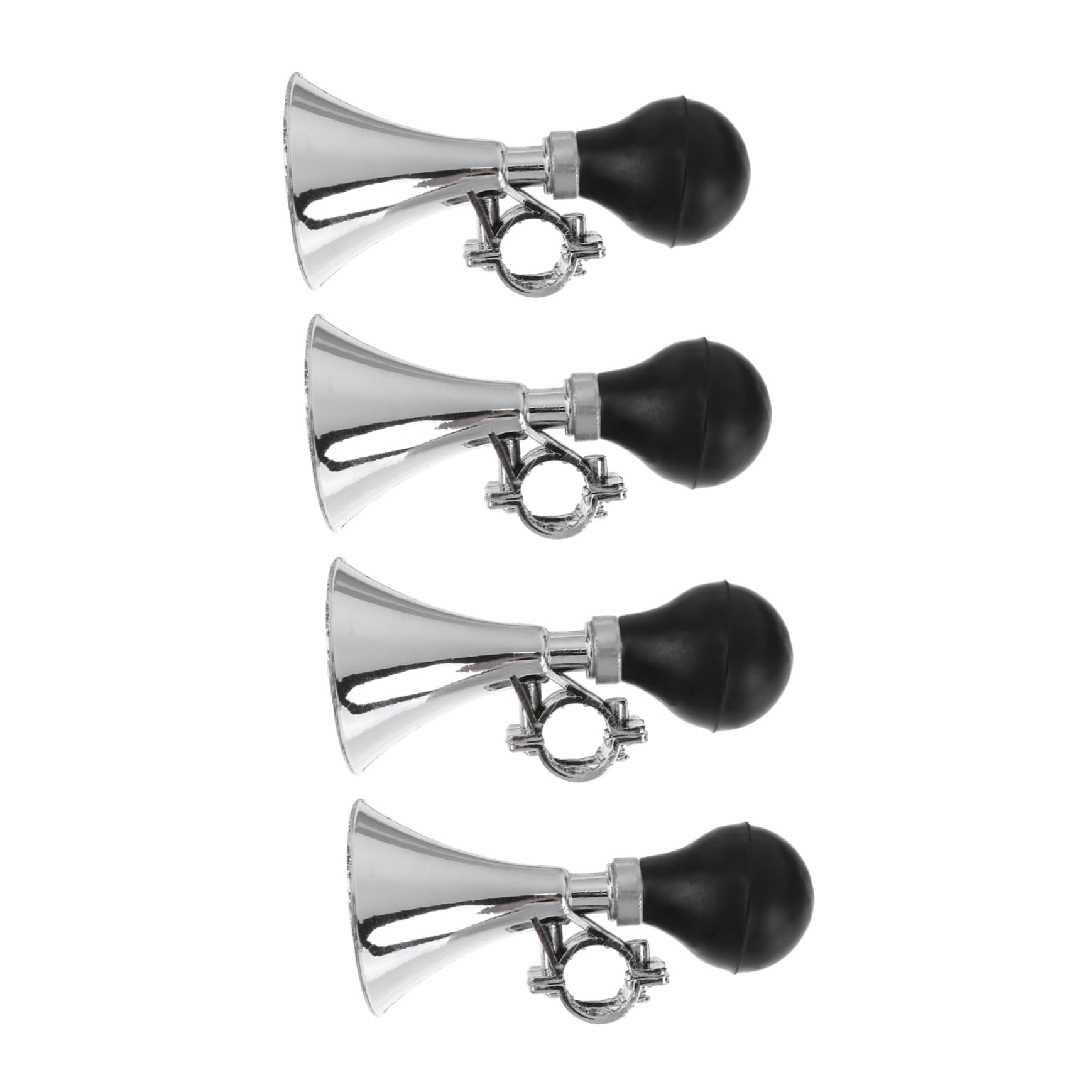 Happyyami 4pcs Bike Horn Unique Air Pressure Horn for Easy Installation Stylish and for Bicycles and Bikes Material Random Color