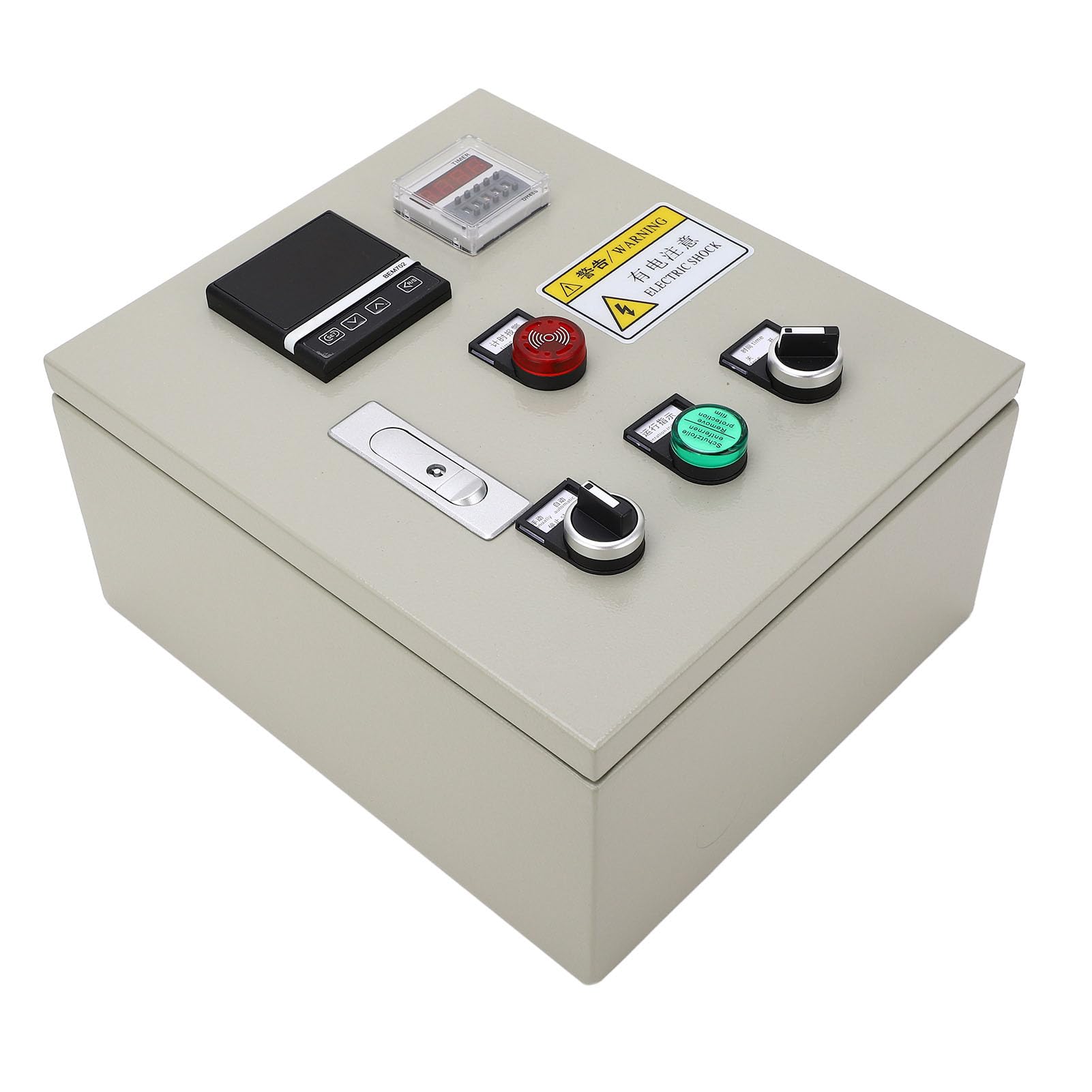 Omabeta Caja de Control de Temperatura Termostato Digital de 7,5 KW de Alta Precisión para Horno Infrarrojo Acero Inoxidable 0 a 400 ℃