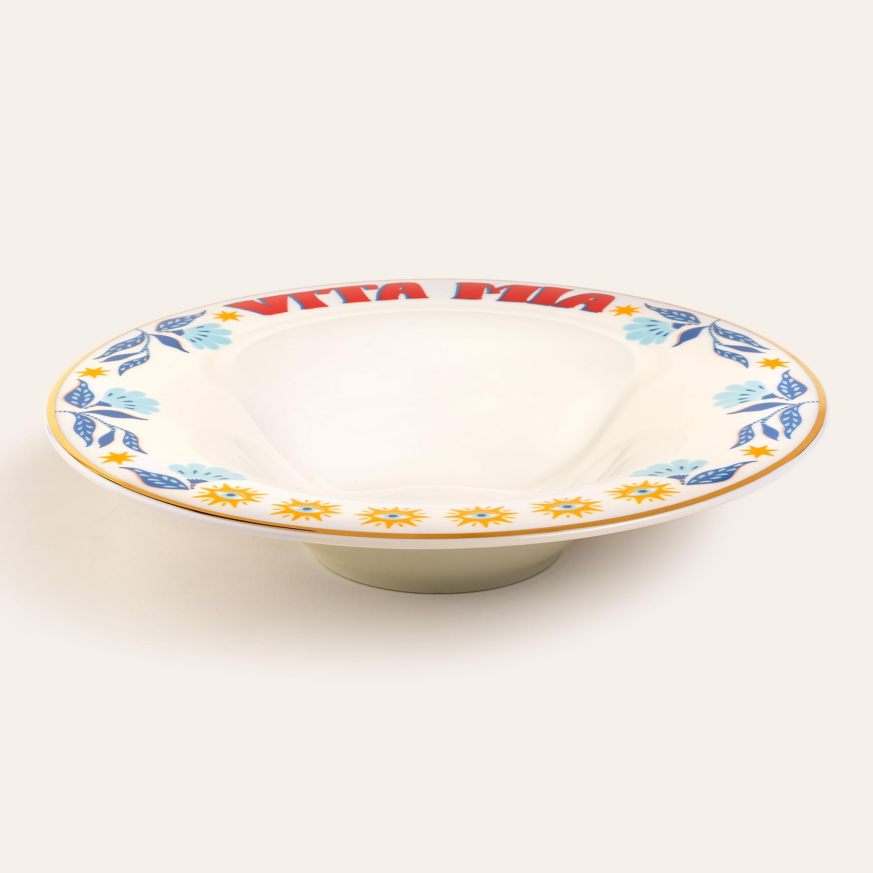 Lublın Porselen Makarna Tabağı 30 Cm Mavi
