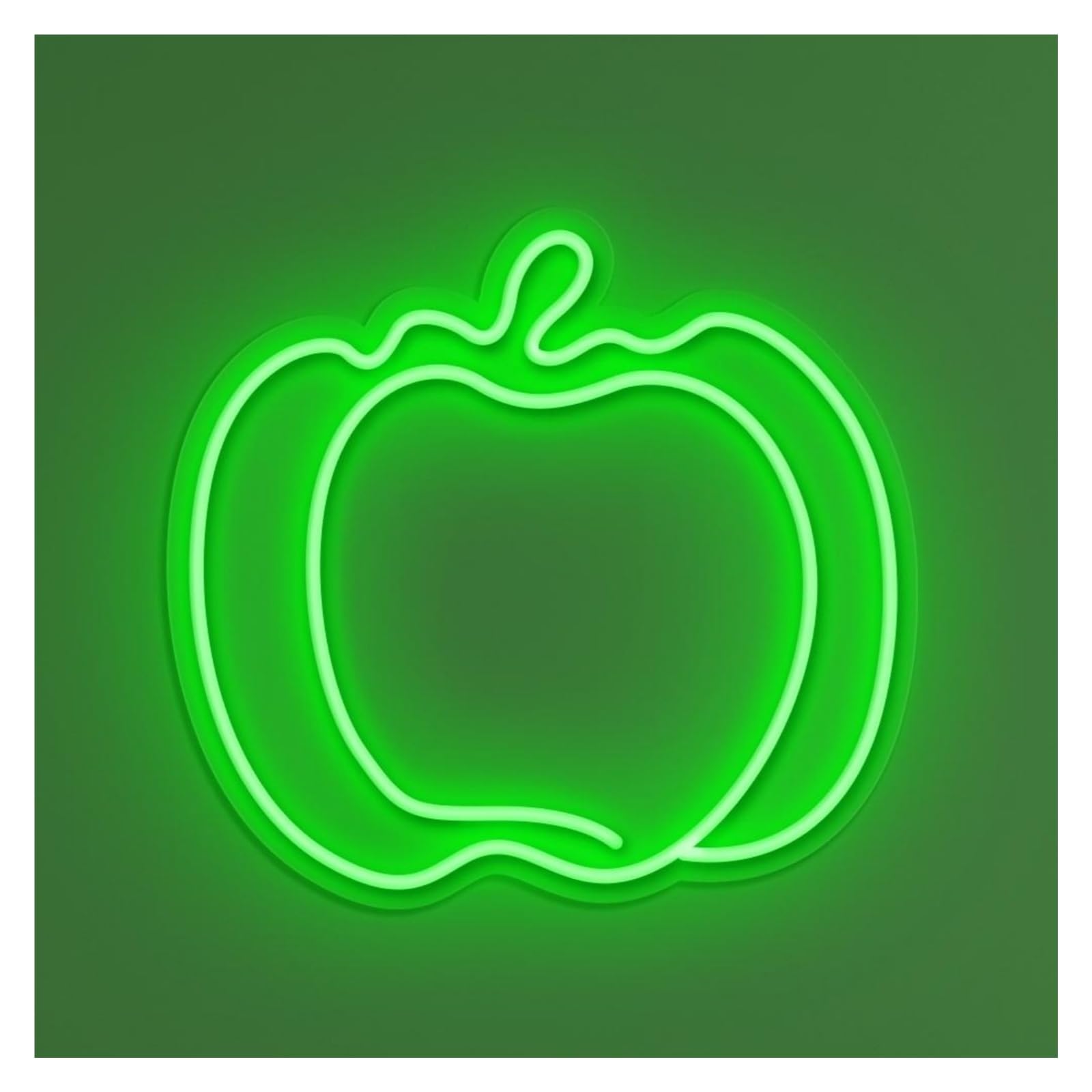 RONGCH Hanging Art Signs Pumpkin Neon Sign, Suitable for Farmhouse Art Decor with Brightness Adjustable 36cm