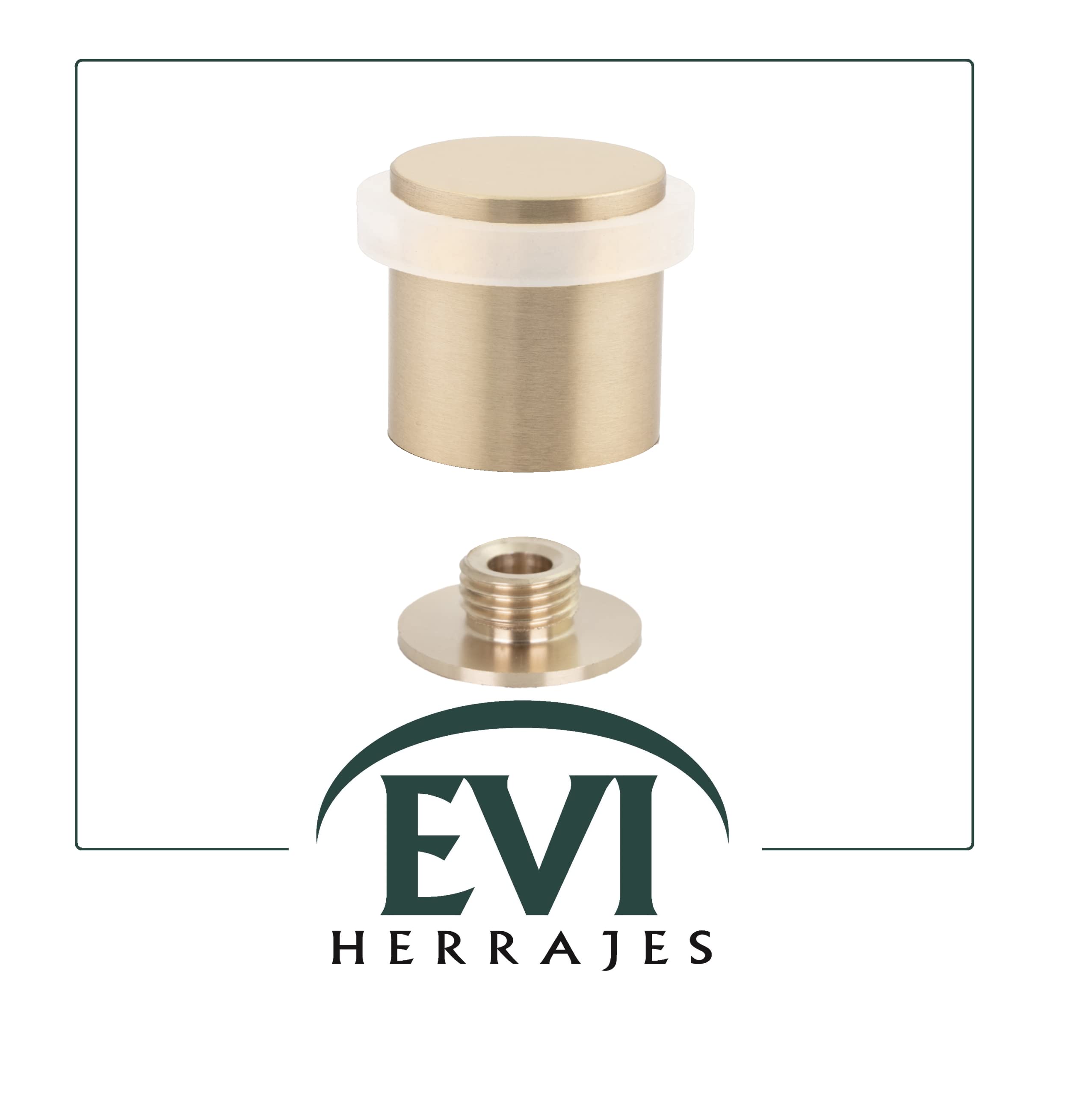 Batacchio HUBER Antico In Ottone Patinato - Resistente Alle Intemperie, Max 42V - Foto 9