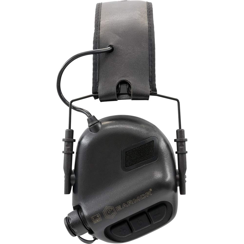 Earmor M31 Cuffie elettroniche con ingresso NATO Nero