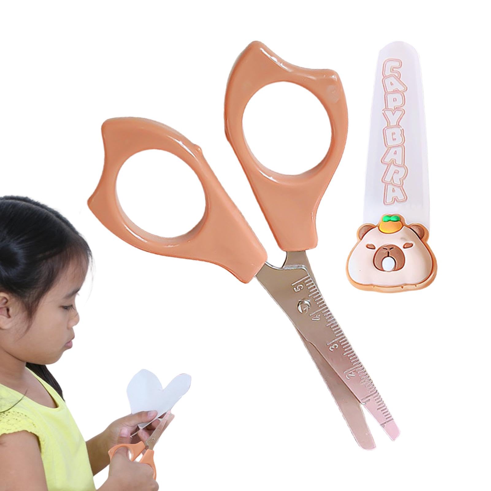 Fdit Ciseaux Tout Usage Ciseaux De Sécurité Ciseaux à Outils Polyvalents à Tête Plate En Acier