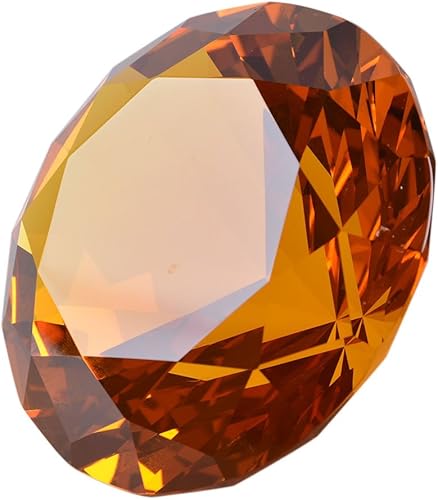 LONGWIN - Joya de diamante de cristal, pisapapeles, decoración de boda, centro de mesa, decoración para el hogar