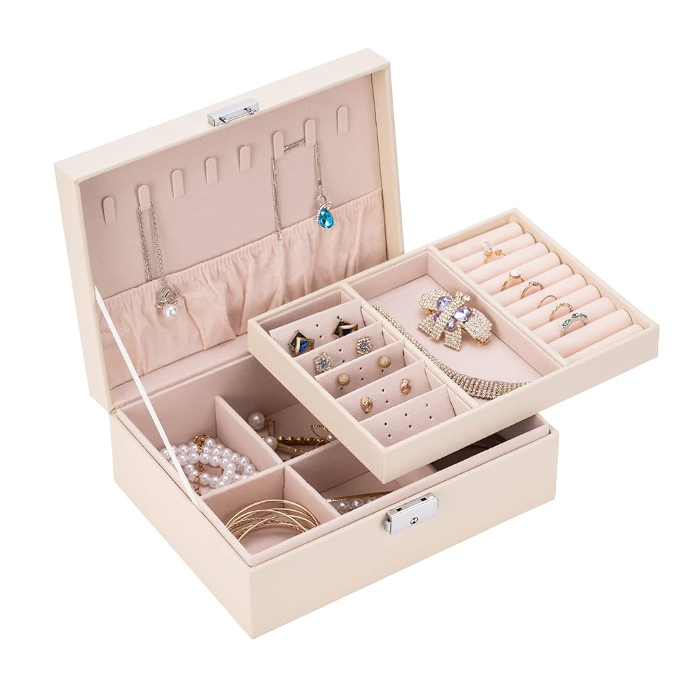 【未使用級・美品】ジュエリー ボックス アクセサリー ケース ジュエリーボックス アクセサリーケース アクセサリー収納 木製