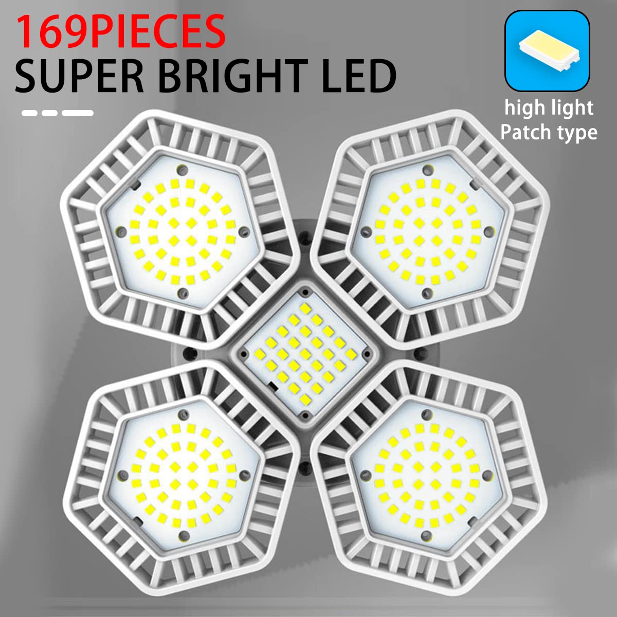 Lampe camping solaire 169 LED pour extérieur, lanterne de tente USB, rechargeable, avec télécommande, batterie externe, lampe de travail, lampe de camping, 5 modes, étanche à 360 °, 10 000 lumens