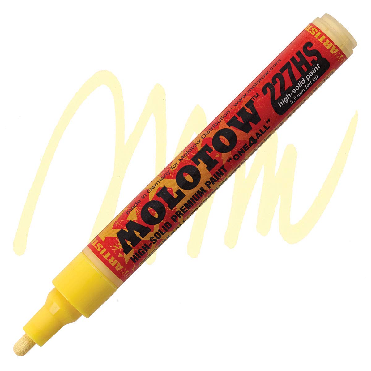 Molotow 227-HS ONE4ALL Marker, 4 Mm Spitze, 9 Ml – Vanille Pastell, Für Fast Alle Oberflächen