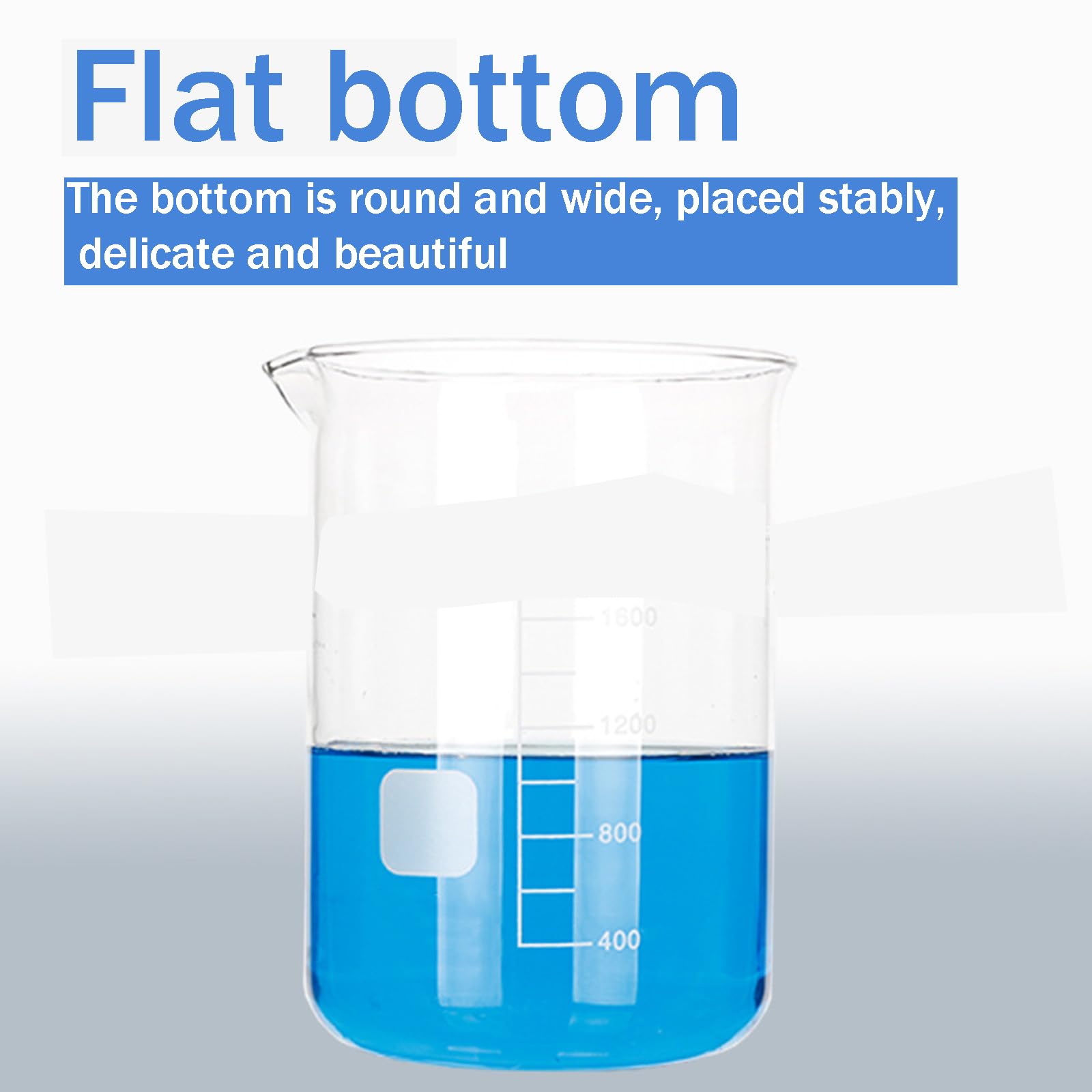 Laborbecher, 500/600/ 800/1000/ 2000/3000/ 5000/10000 Ml, Einfache Ablesung + Seitliche Schlitzöffnung/Einfaches Ausgießen, Leicht Tragen/Deutlich Sichtbar, Für Schule/Labor,3000ml