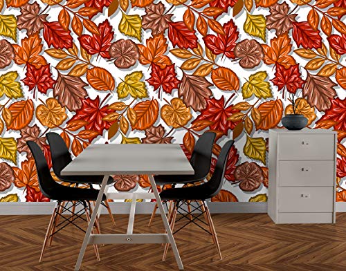 Image of DECOR PRODUCTION Self Adhesive Wallpaper Wall Sticker for Home Decor, Living Room, Bedroom, Hall, Kids Room, Play Room (PVC Vinyl, Water Proof 10 sq.ft) 16x90 Inches Each Strip
