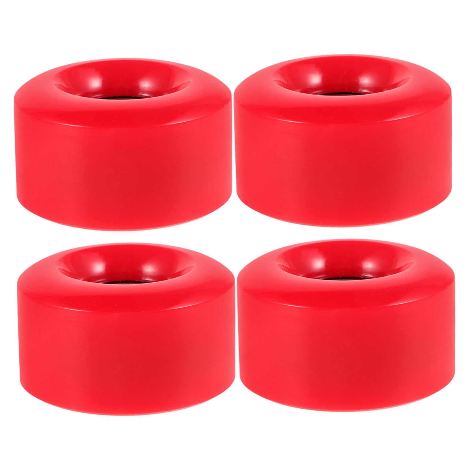 KICHOUSE 4Pcs High Elasticity Replacement Skate Wheels Vibrant Design for Roller Skates Easy to Install Wheels for Outdoor Skating