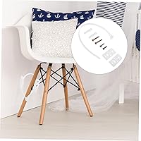 Vista 7 de PRETYZOOM Kit de anclaje de muebles de 10 Uds., correas de prueba de bebé, para gabinetes de montaje en pared para seguridad, fácil instalación