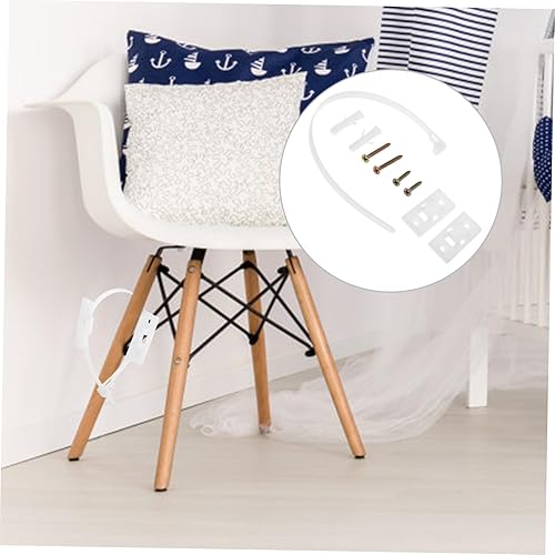 Miniatura 7 de PRETYZOOM Kit de anclaje de muebles de 10 Uds., correas de prueba de bebé, para gabinetes de montaje en pared para seguridad, fácil instalación