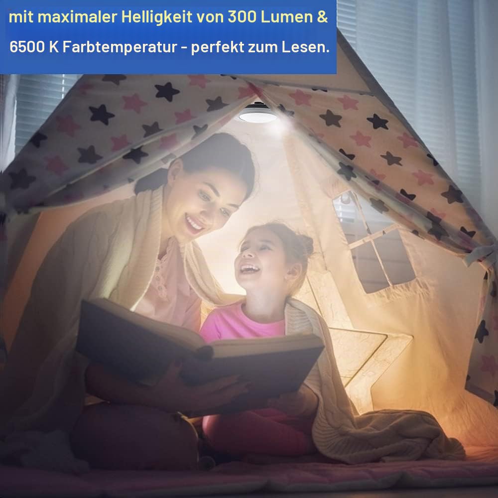 Regenschirmlichter mit Fernbedienung, wiederaufladbar, freitragender Regenschirmlichter mit 3 Helligkeitsmodi, für versetzte Terrassenschirm im Außen- und Gartenbereich (schwarz)