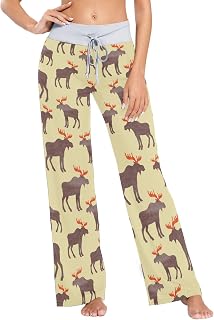 Women's Pajama Pants PJs Bottoms for Women Wide Leg Sleep Lounge Pants