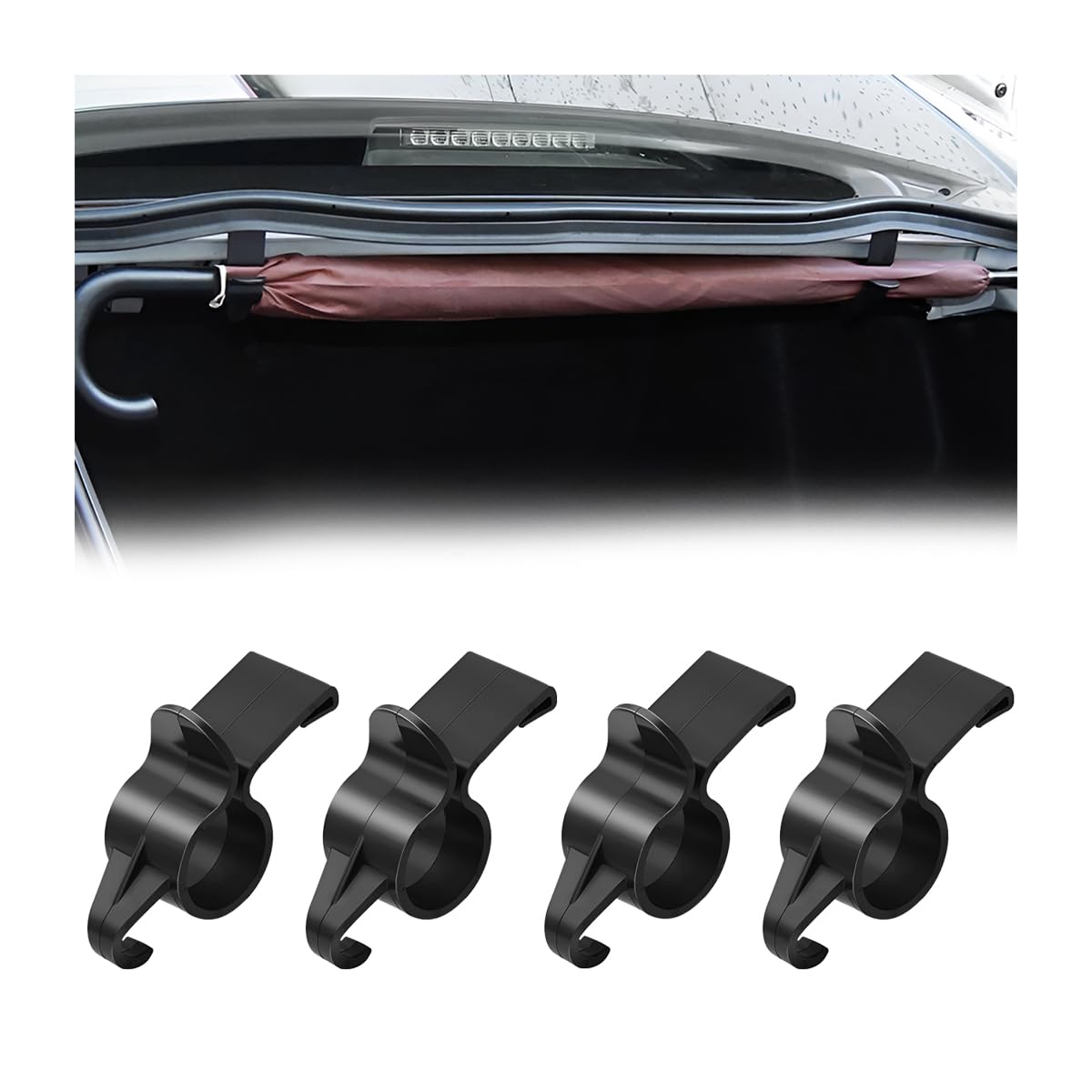 Porte-parapluie De Voiture Universel, Mini Cintre, Crochet De Rangement Pour Parapluie De Cofe, Accessoires Intérieurs Automatiques, évaluation