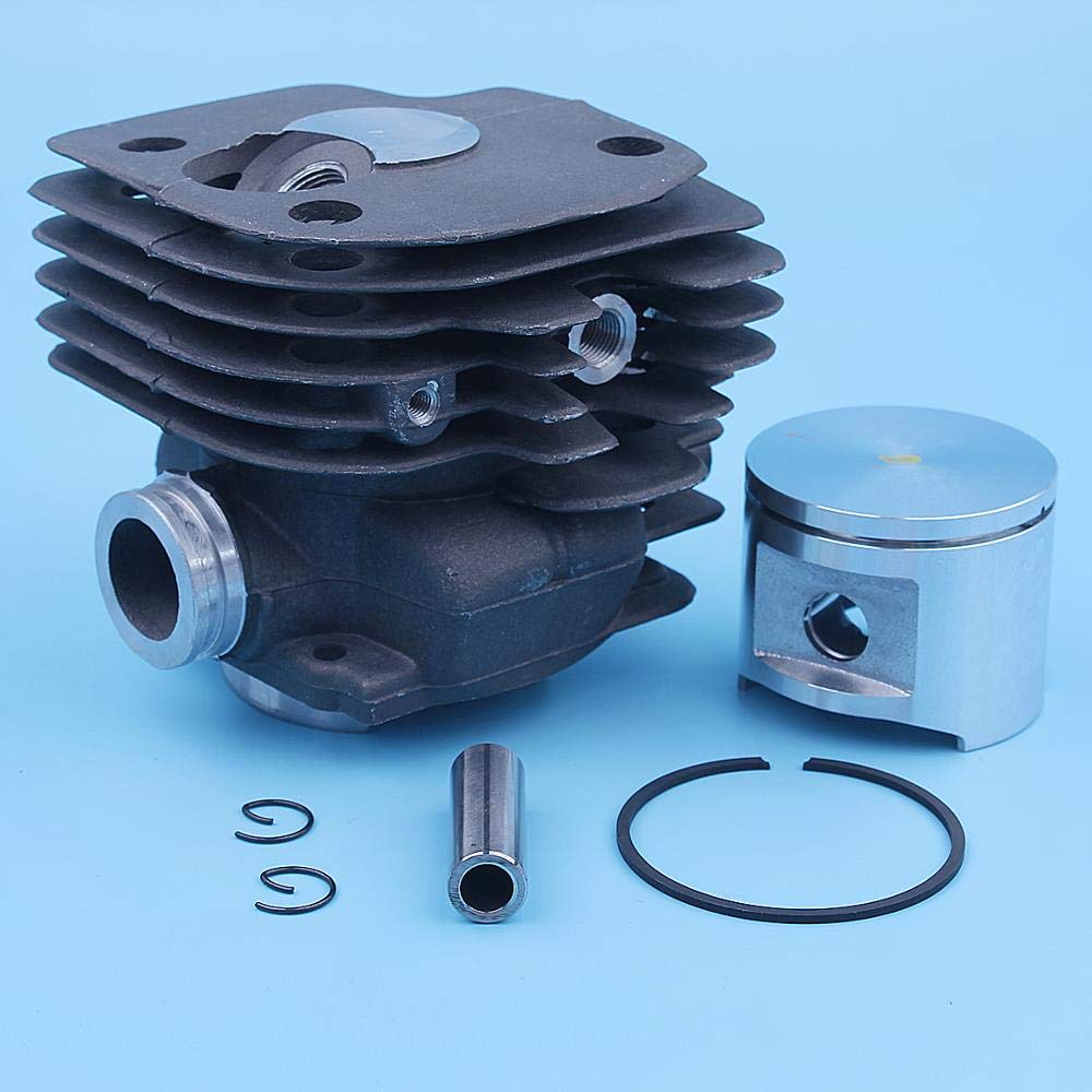 Kit de pistón de cilindro de diámetro grande de 52 mm compatible con motosierra Husqvarna 372XP 365 372 XP 371 362 375K motosierra 503 93 93 72 piezas de repuesto