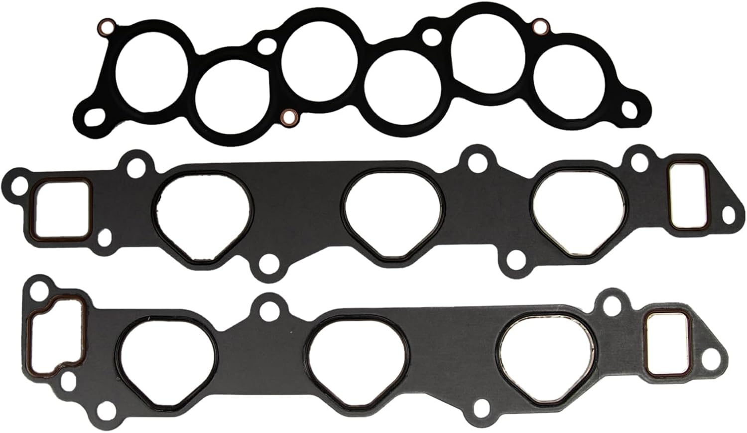 TRQ Lower and Upper Intake Manifold Gasket Set Compatible with 1994-2003 Lexus 1994-2006 Toyota