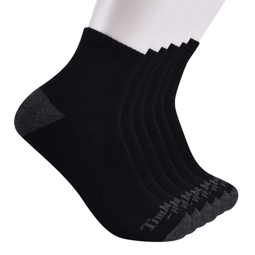 Timberland PROMen's 6-Pack Performance Quarter Length Socks