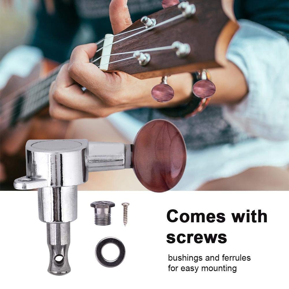 Mechanik ukulele, 2R 2 l głowice maszynowe struny gitarowe kołki do strojenia głowicy, tunery, klucz do strojenia ukulele, akcesoria do instrumentów muzycznych