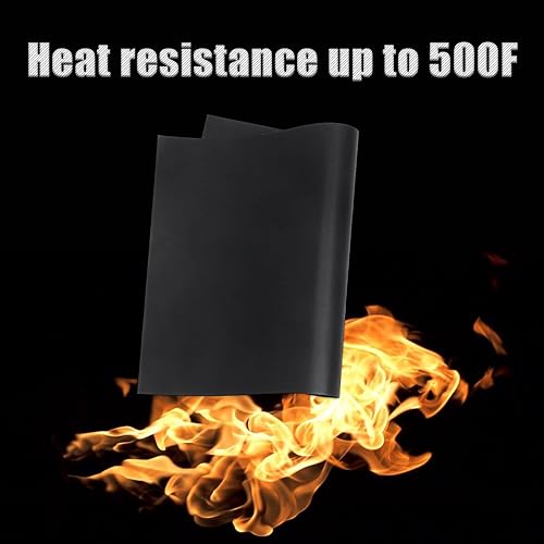 Miniatura 7 de Revestimientos grandes y gruesos para horno de gas, resistentes, resistentes al calor, alfombrillas de fibra de vidrio para parrilla, sin BPA ni