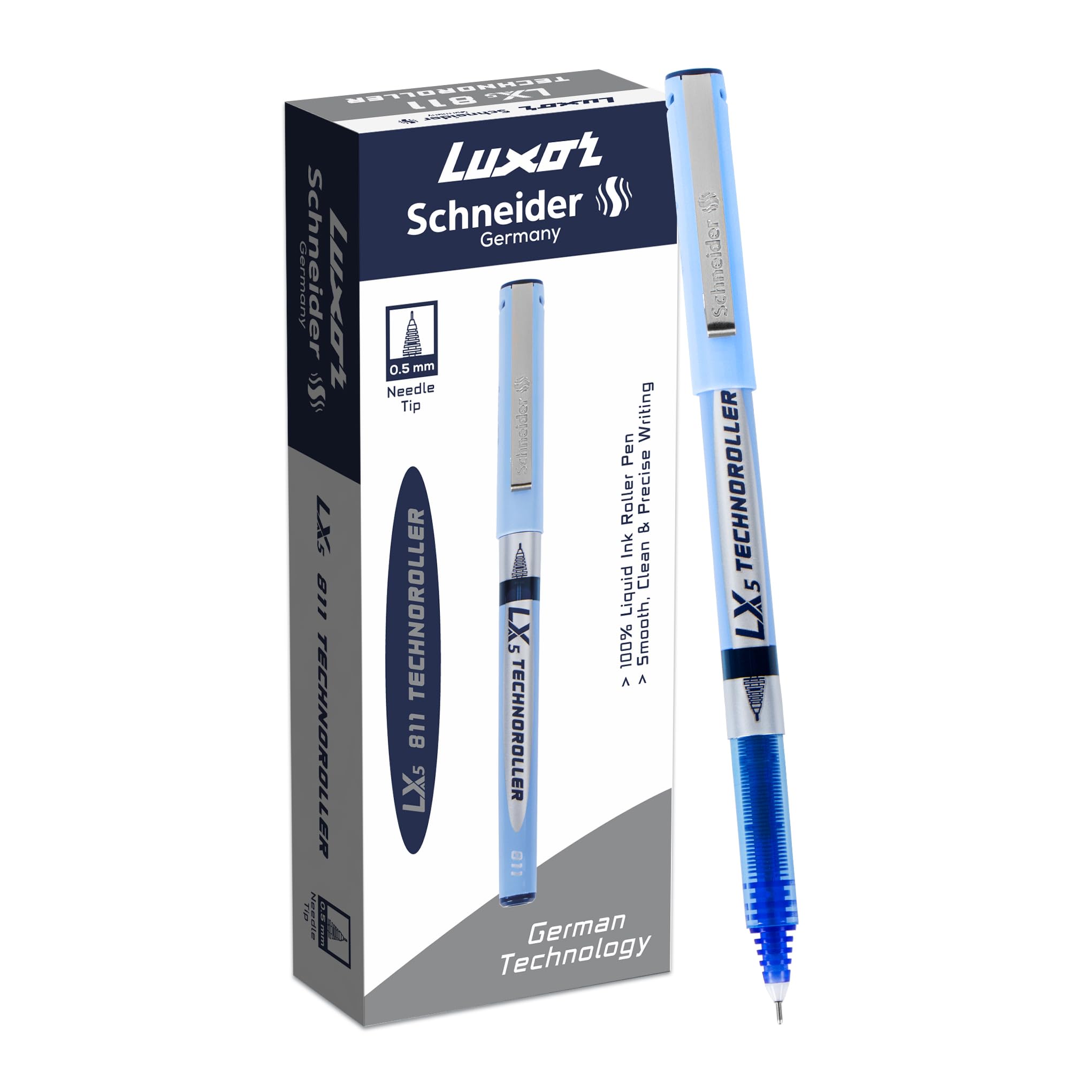 Luxor Schneider LX 811 Technoroller|100% Liquid Ink Roller Pen