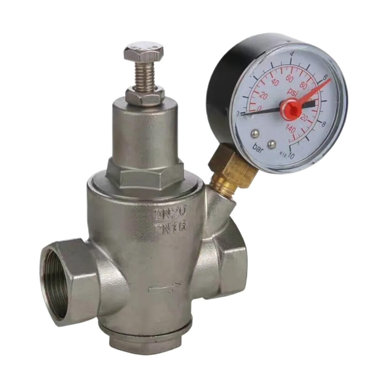 Vanne de régulation de chauffe-eau DN25 en acier inoxydable femelle