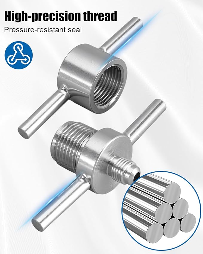 Kit de Adaptador de Tubo de Proceso HVAC para Tubos de Cobre 3/16" 1/4" 5/16" 3/8" miniatura 3
