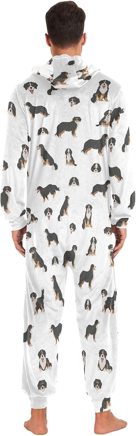 Ollabaky Adult Pajamas for Men Women Costume One-Piece Sleepwear Jumpsuit - Image 3