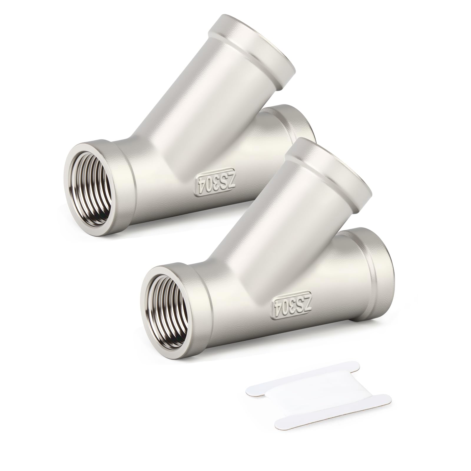 Raccord Y 45 degrés 1 pouce BSP inox TAISHER pour tuyauterie air et gaz