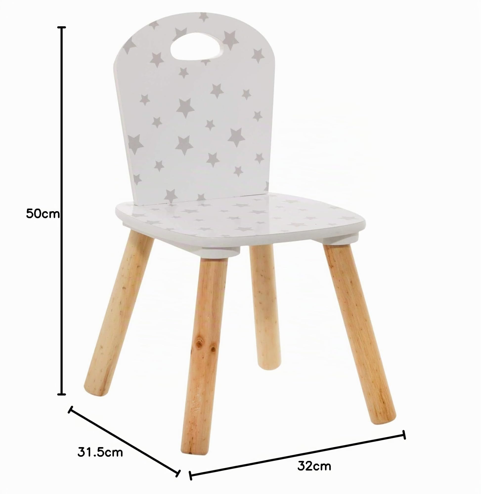 ATMOSPHERA CREATEUR D'INTERIEUR - Sedia per bambini douceur modello grigio