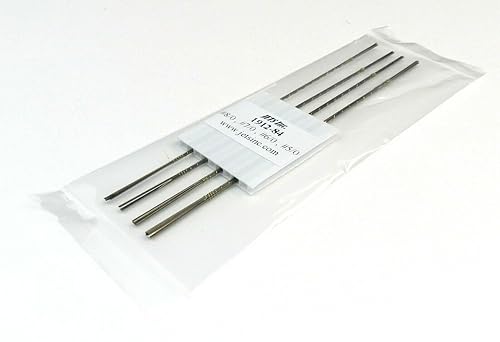 Miniatura 1 de Jewelers - Hojas de sierra de perforación de tamaños finos, 1 docena de números # 8/0-7/0-6/0-5/0, total de 4 docenas de sierras de perforación para