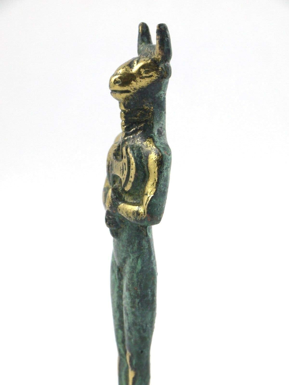 BeautifulGreekStatues Minoan Minotaur 5,5" 14cm Medium Size Statue From Crete Museum Solid Bronze New