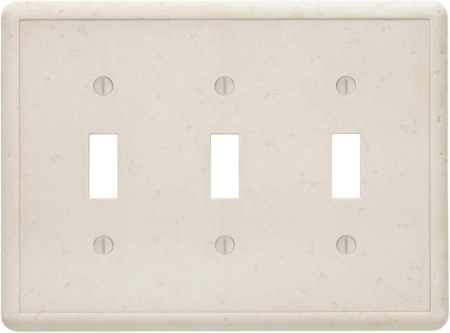 Questech Décor Triple Toggle Light Switch Cover, 3Gang Electrical Wall