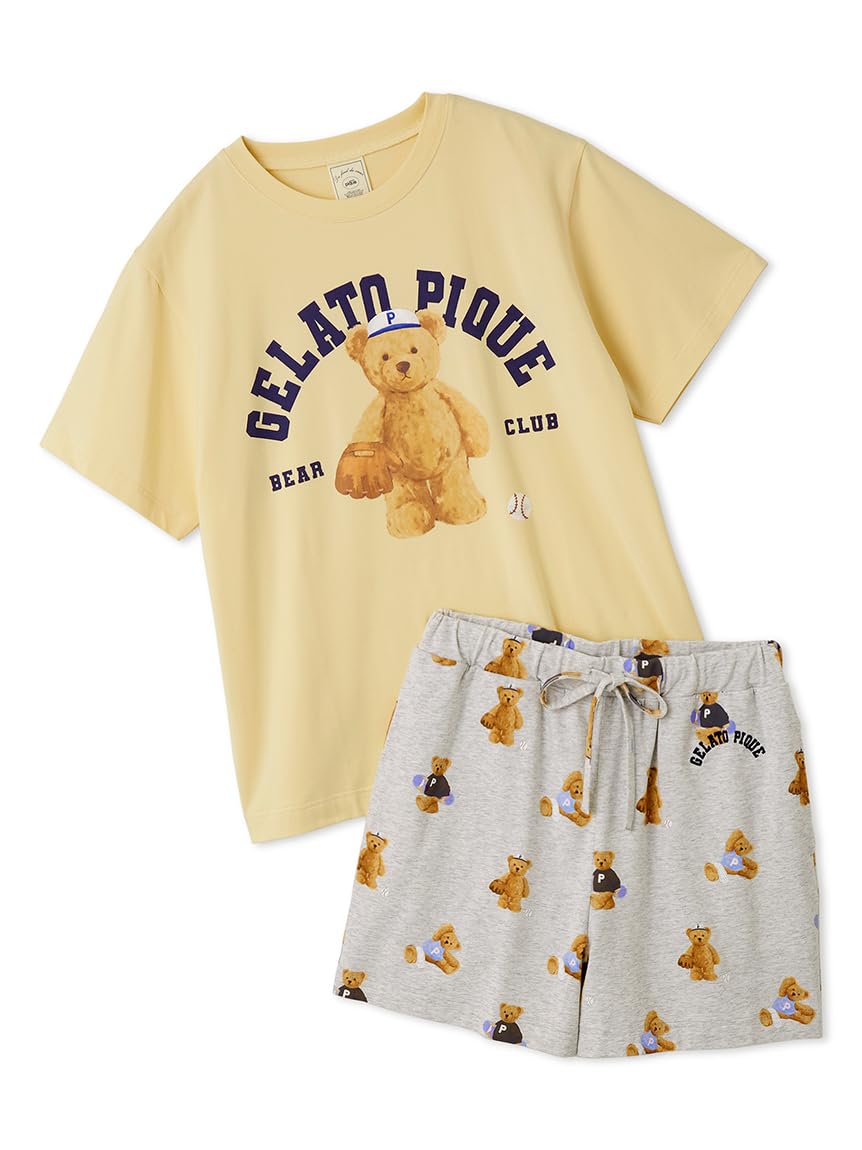 Amazon | [ジェラート ピケ] スポーティーベアワンポイントTシャツ&総