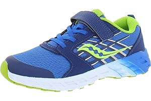 Saucony Kids' Wide Width Wind Alternative Closure 2.0 Sneaker