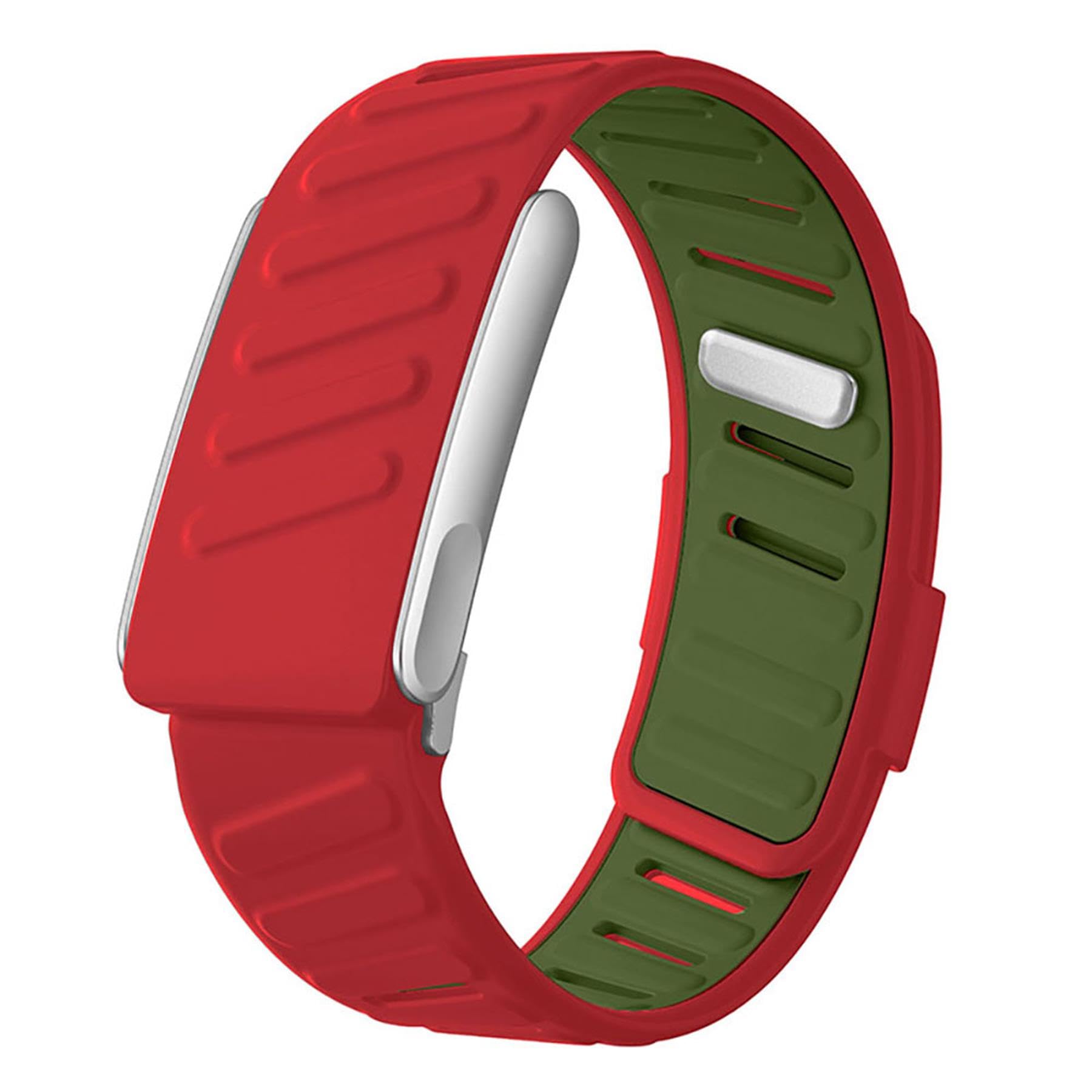 VeveXiao Silicone Wristband compatible with WHOOP 5.0 Bands，Red Army Green
