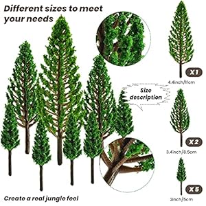 Sumind 18 Pcs Forest Animals Figurines Woodland Animals Toys Model Trees Kit Miniature Plastic Toys Realistic Wild Forest for Cake Toppers Birthday Party Favor(Forest Animals) Sumind 18 Pcs Forest Animals Figurines Woodland Animals Toys Model Trees Kit Miniature Plastic Toys Realistic Wild Forest for Cake Toppers Birthday Party FavorForest Animals