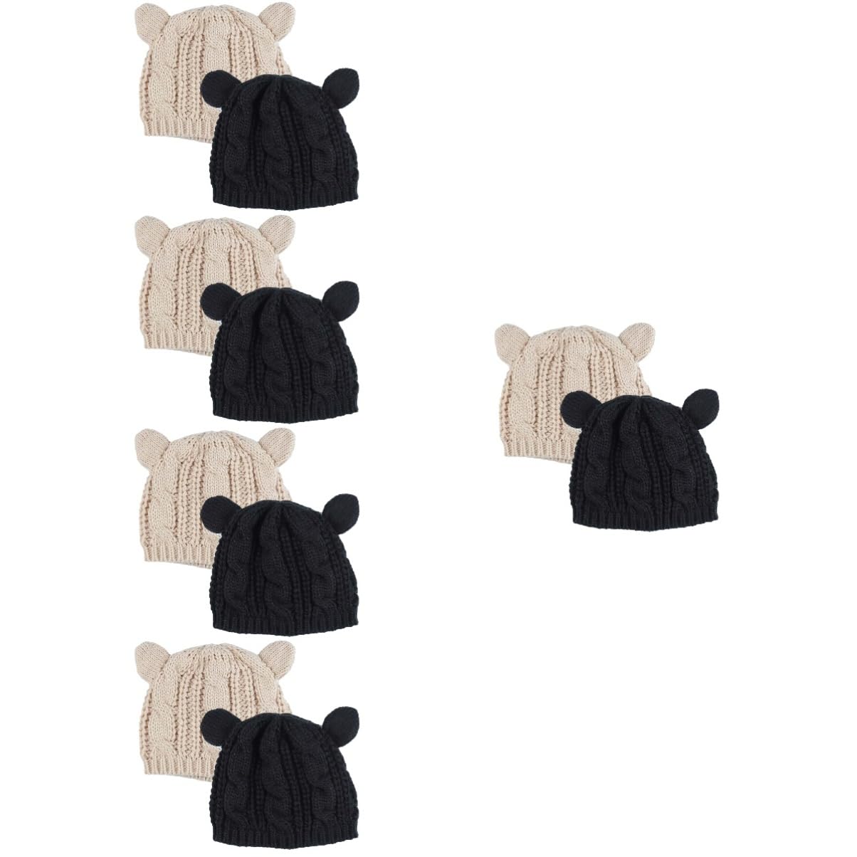Gorro Con Orejas De Gato Sombrero De Hilo Sombreros Para Mujer De Niña Gorro Termico Tejido Tapa Gorras De Mujer Acrílico