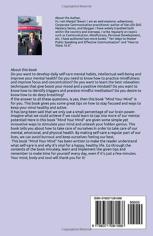 Miniatura 2 de MIND YOUR MIND DEVELOP SELF CARE MENTAL HABITS, NURTURE AND CULTIVATE YOUR MIND AND INCREASE YOUR INTELLECTUAL WELL-BEING (Ultimate Mindset Mastery