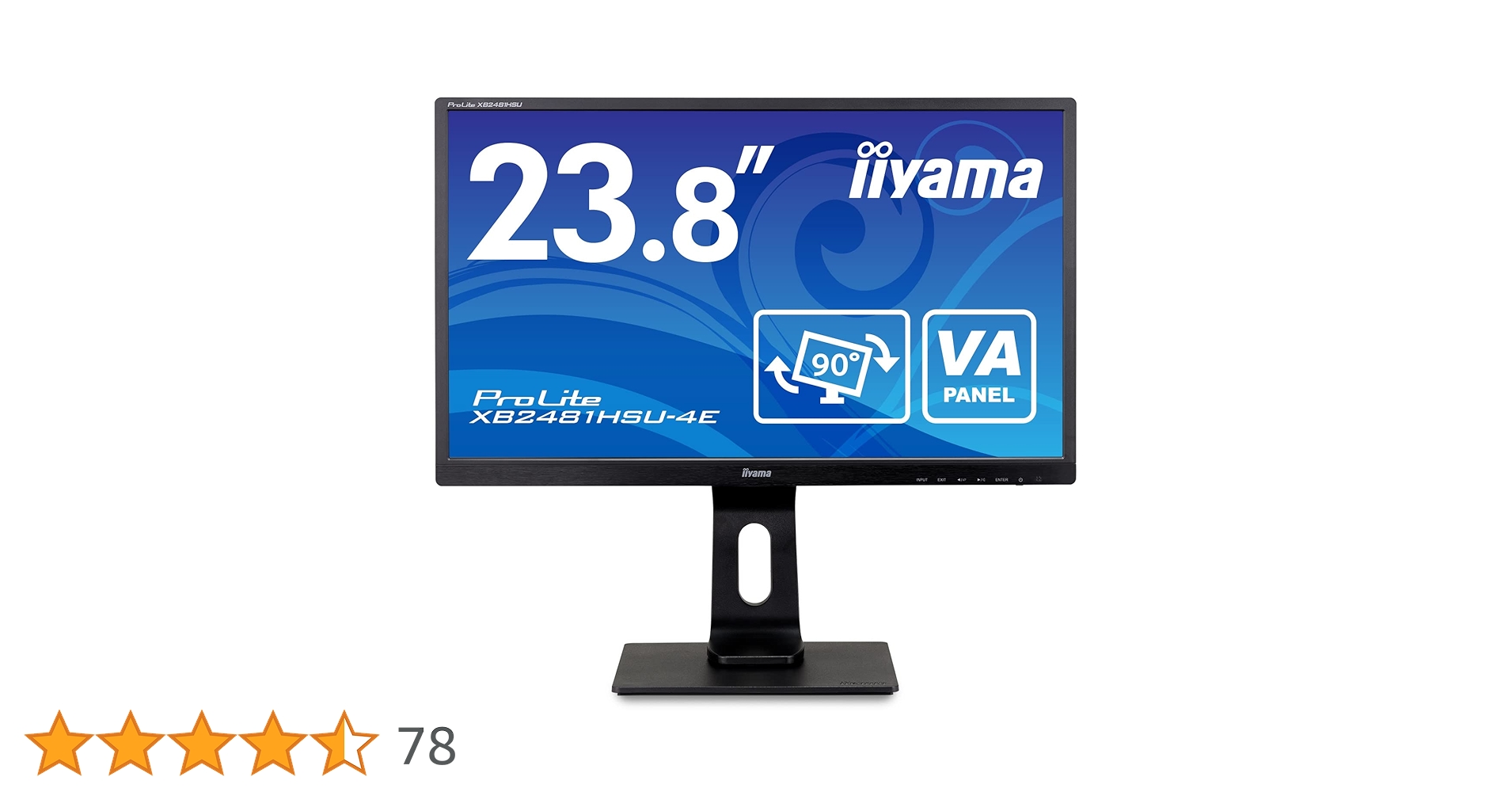 Amazon.co.jp: iiyama モニター ディスプレイ 23.8インチ フルHD